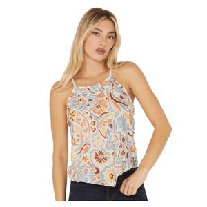 Idyllwind Womens Chateau Embroidered Sleeveless Tank Top Large Cowgirl Rodeo NEW